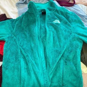 Northface Fuzzy Zip Up Jacket